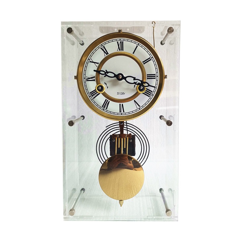 Table Watch Luxury - Vintage Mechanical Table Clock Pendulum Wall