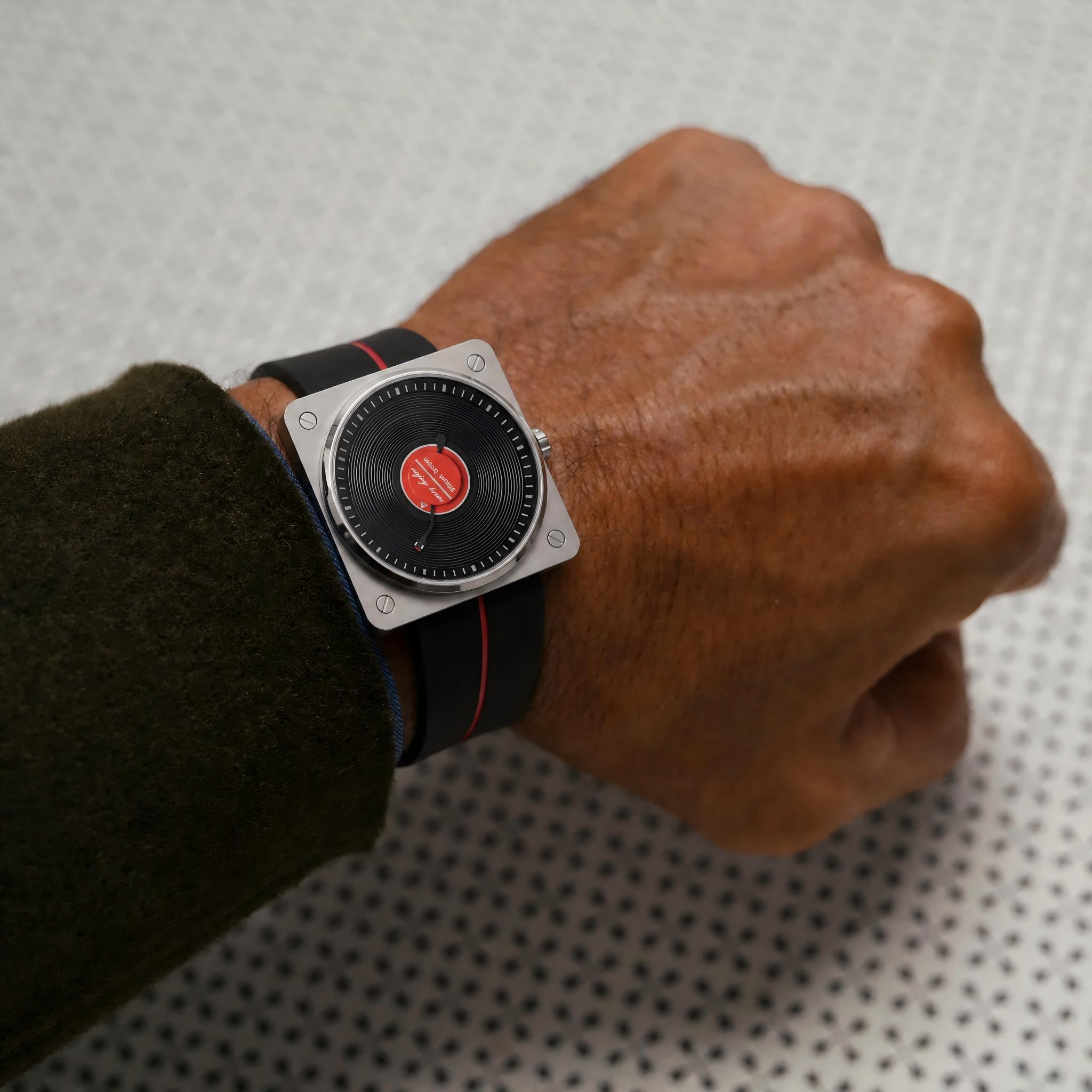Luxury Watch Investment - SKU Vinyl Record Quartz Men's Watches
