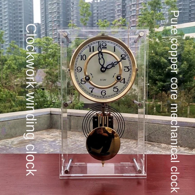 Vintage Mechanical Table Clock - Table Watch Luxury ulasan dan harga
