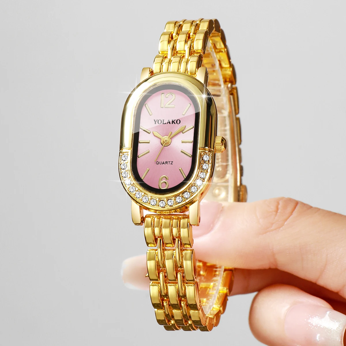 Luxury Rhinestone Women Quartz - Luxury Watch For Girls ulasan dan harga