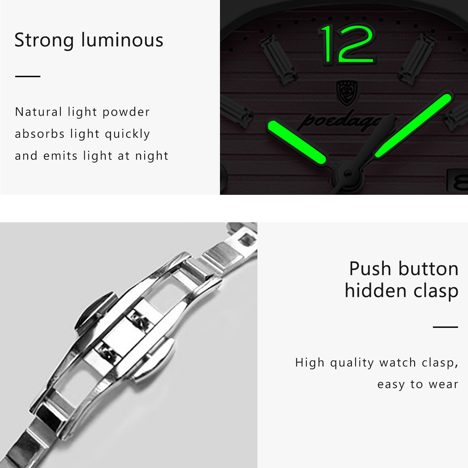POEDAGAR Square Fashion Woman  - Luxury Watch For Girls ulasan dan harga