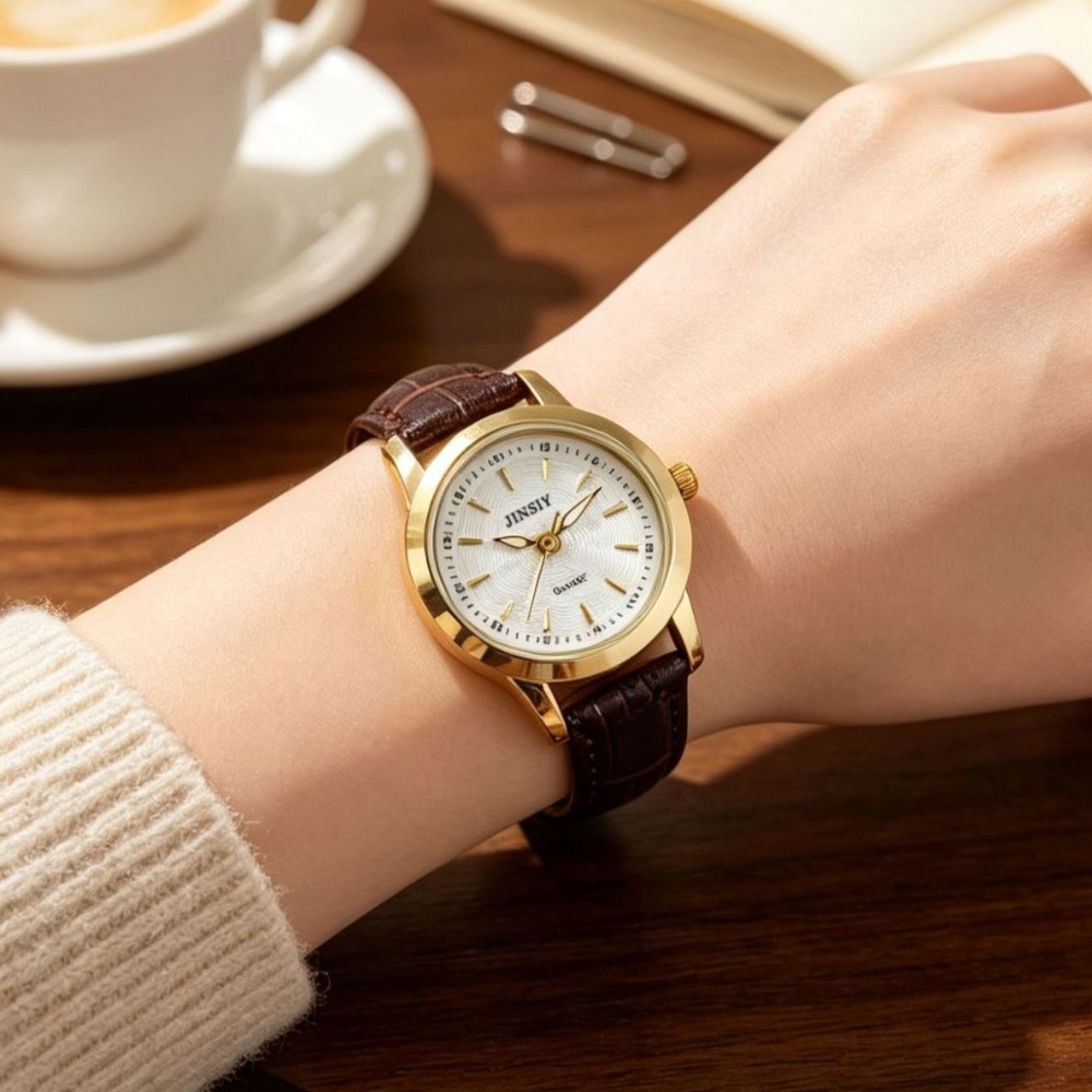 Fashion Leather Strap Quartz W - Luxury Watch With Leather Strap ulasan dan harga