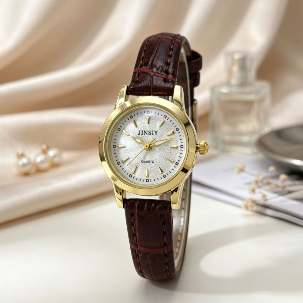 Fashion Leather Strap Quartz W - Luxury Watch With Leather Strap ulasan dan harga
