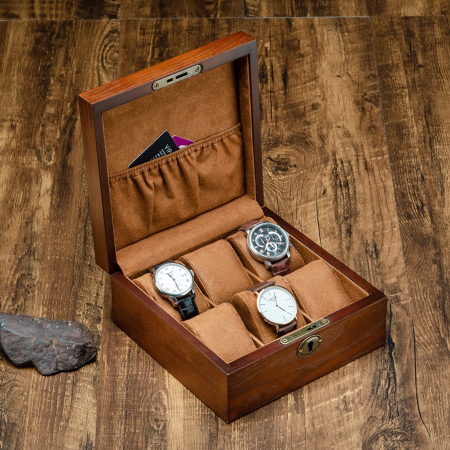 CLCUV Luxury Wooden Watch Box  - Luxury Watch Stand ulasan dan harga