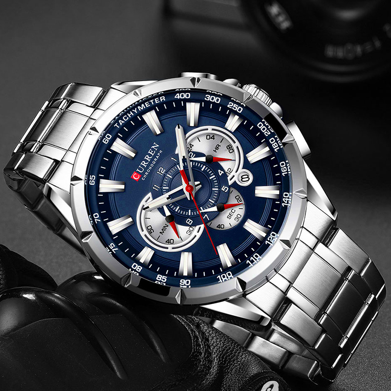 CURREN Wrist Watch Men Waterpr - Luxury Watch Investment ulasan dan harga