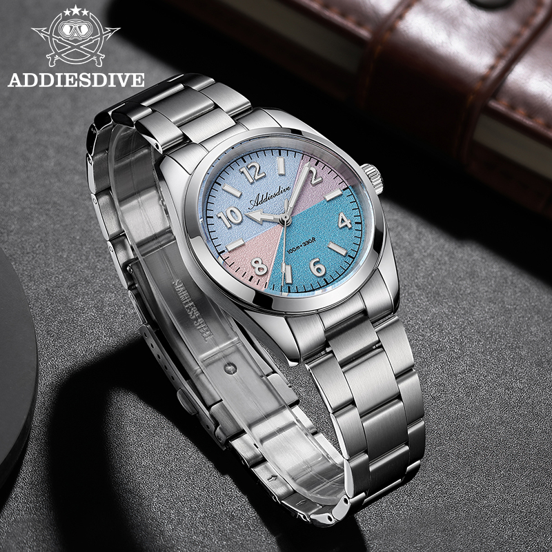 ADDIESDIVE Sapphire Glass Watc - Luxury Watch Time ulasan dan harga