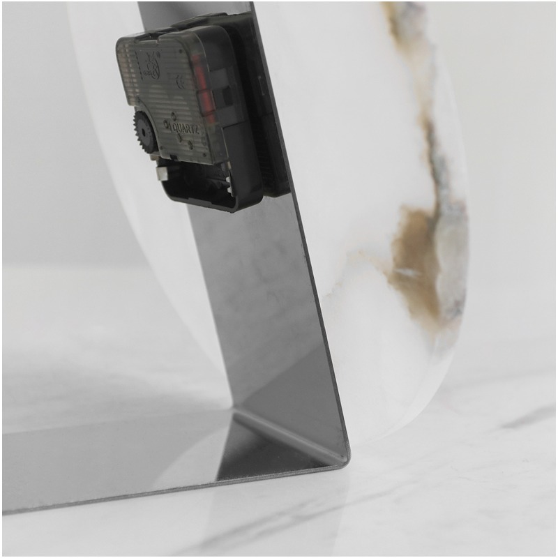 Marble Table Clock Decorative  - Table Watch Luxury ulasan dan harga