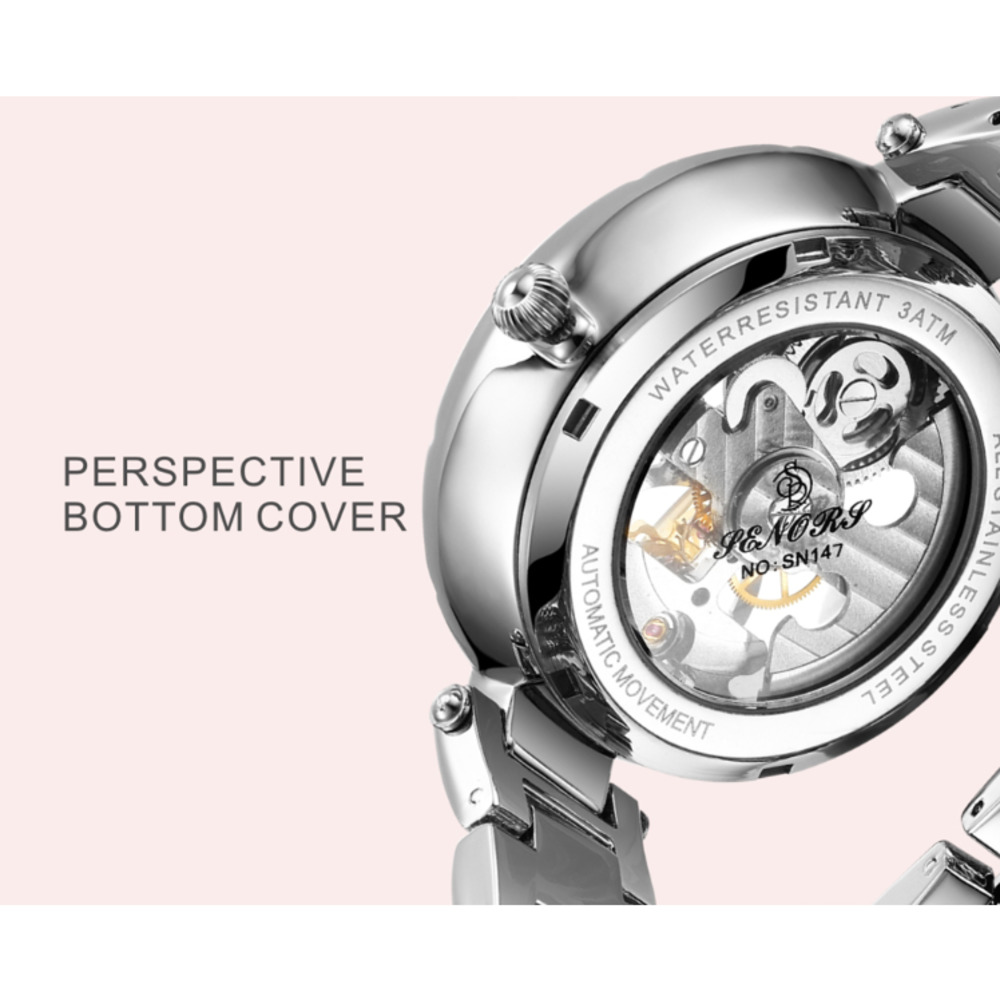 Luxury Women's Waterproof Skel - Luxury Watch Moon Phase ulasan dan harga