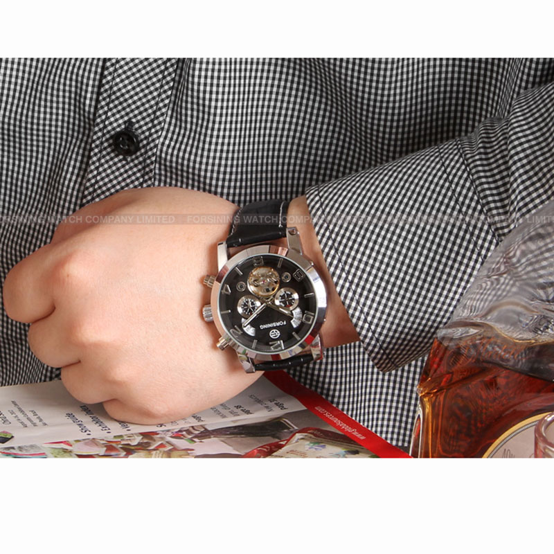 Forsining Fashion Mechanical M - Regulator Display Watch ulasan dan harga