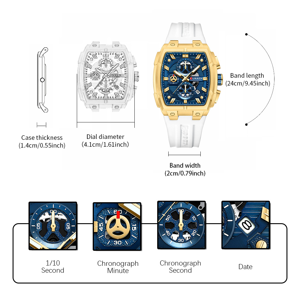 CURREN Luxury Vintage Watch fo - Luxury Watch Vintage ulasan dan harga