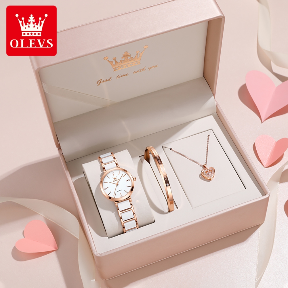 OLEVS Women Watch 5877 Luxury  - Luxury Watch Box ulasan dan harga