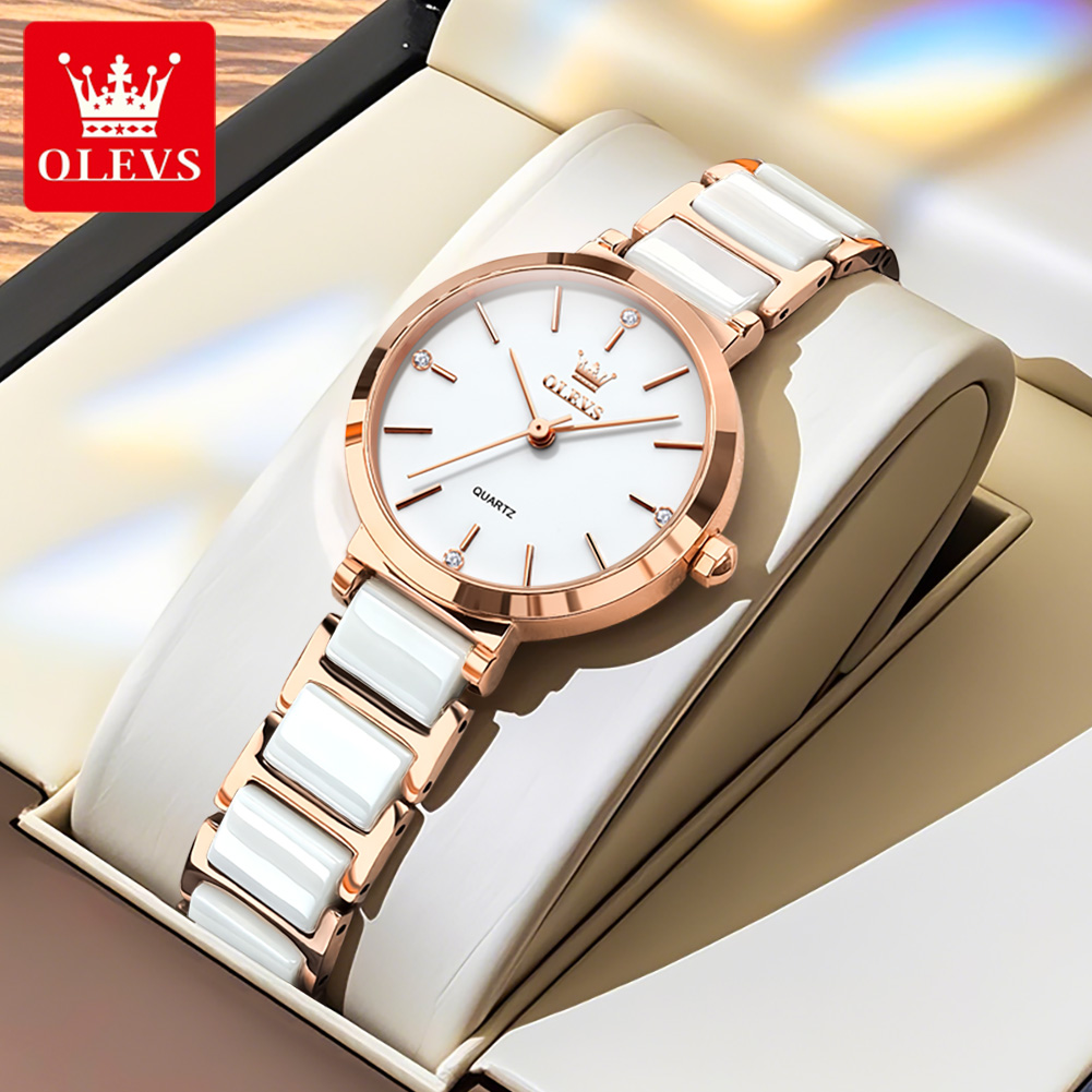 OLEVS Women Watch 5877 Luxury  - Luxury Watch Box ulasan dan harga