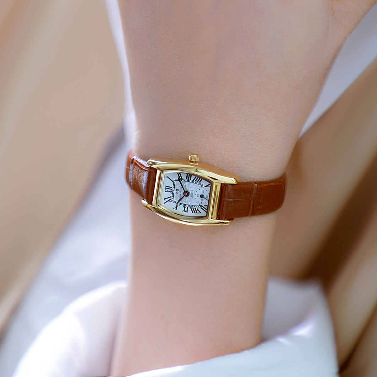 BS Women's Watch Versatile Ret - Luxury Watch With Leather Strap ulasan dan harga