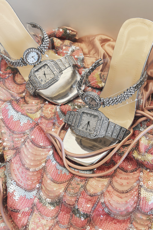 Original design Crystal watch  - Luxury Watch With Leather Strap ulasan dan harga