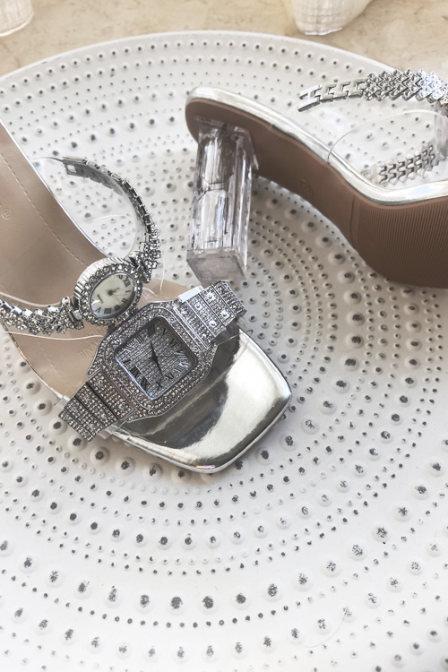 Original design Crystal watch  - Luxury Watch With Leather Strap ulasan dan harga
