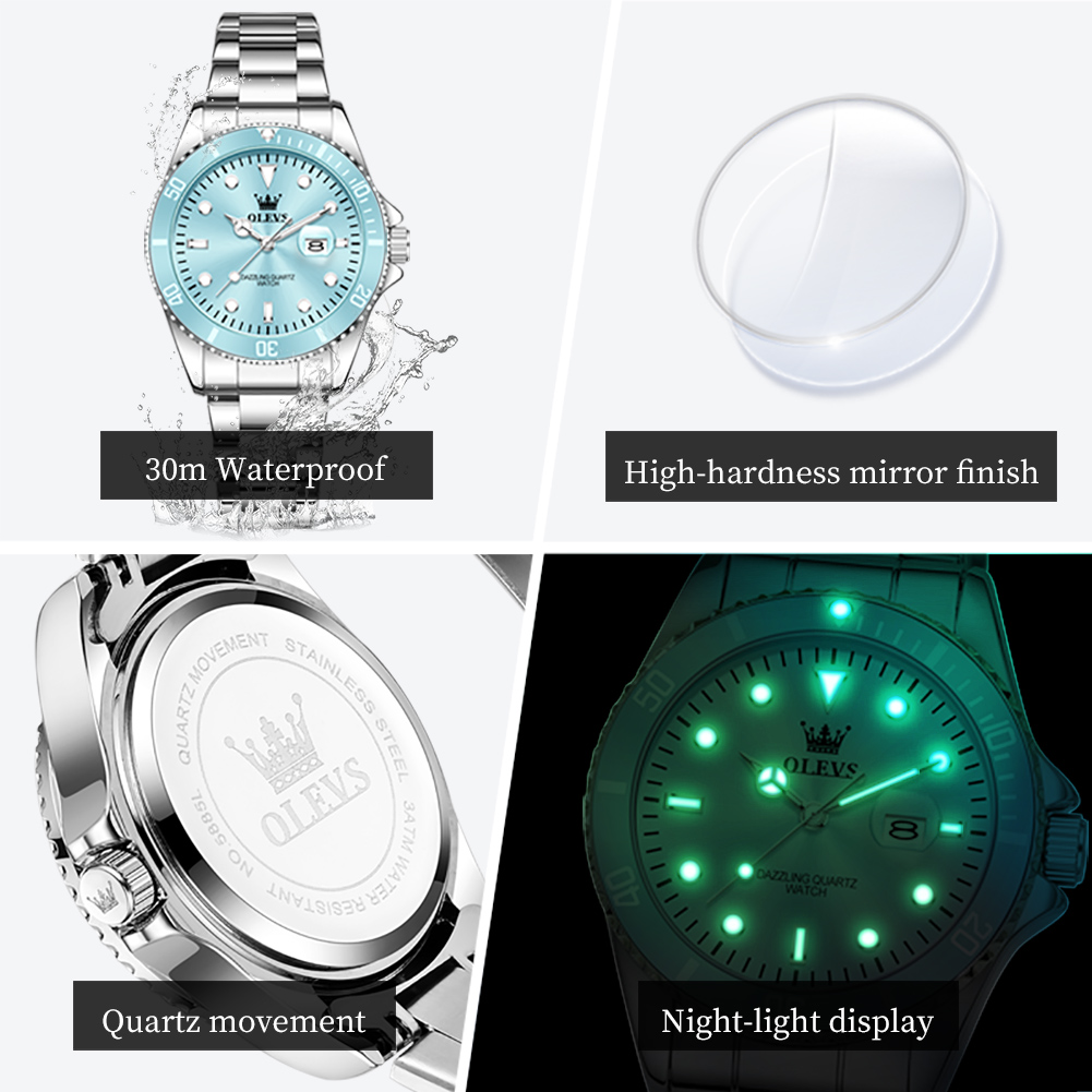 OLEVS Luxury Stainless Steel W - Luxury Watch For Girls ulasan dan harga