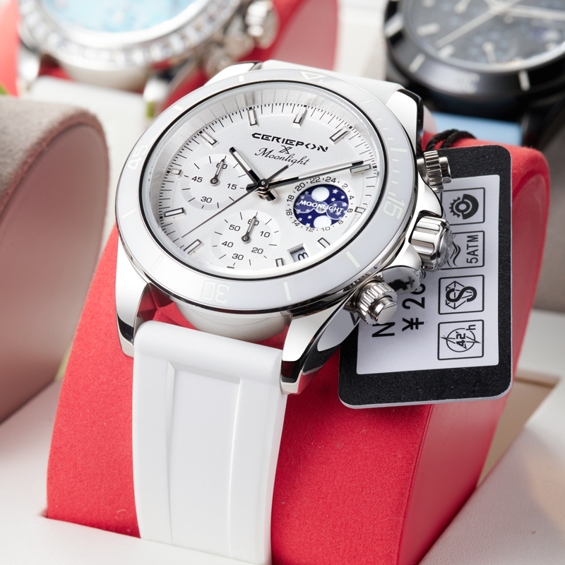 Luxury Fashion Quartz Women Wa - Luxury Watch Moon Phase ulasan dan harga