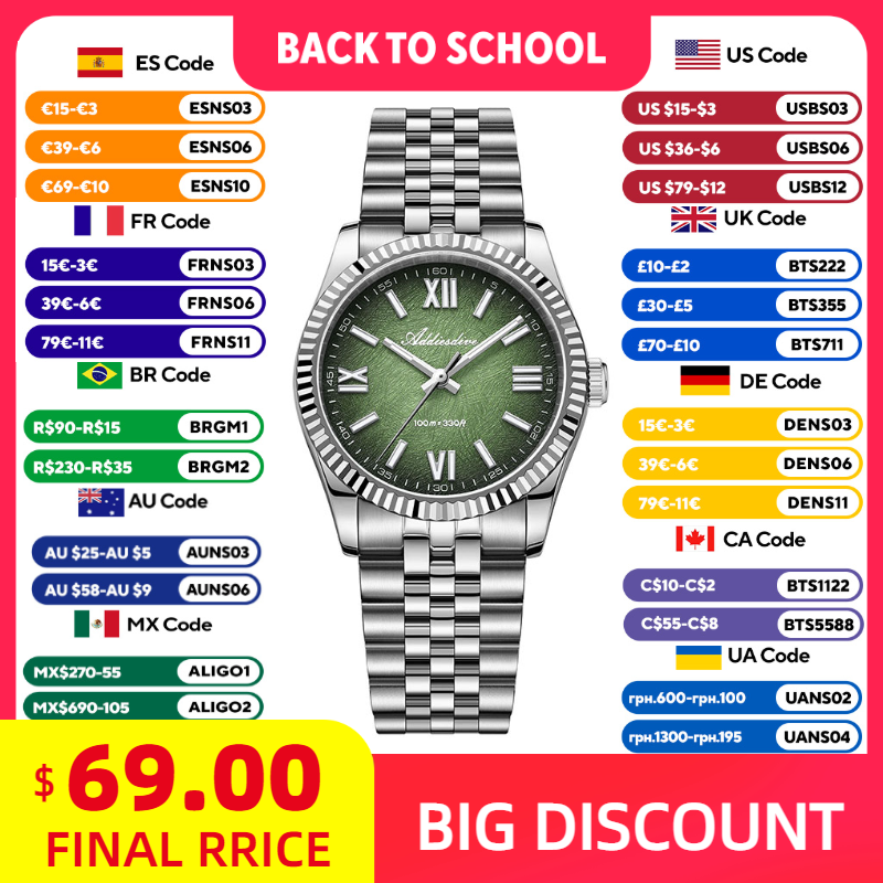 ADDIESDIVE Elegant Watch for W - Luxury Watch Box ulasan dan harga