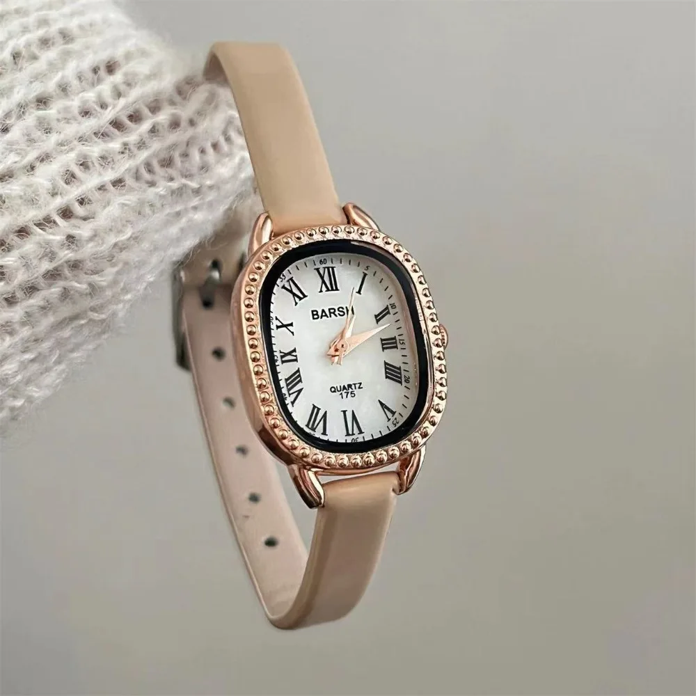 Famous Brand Women Diamond Ova - Luxury Watch With Leather Strap ulasan dan harga