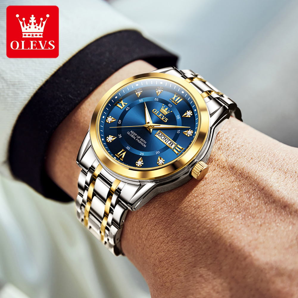 OLEVS Brand Fashion men's watc - Luxury Watch Investment ulasan dan harga