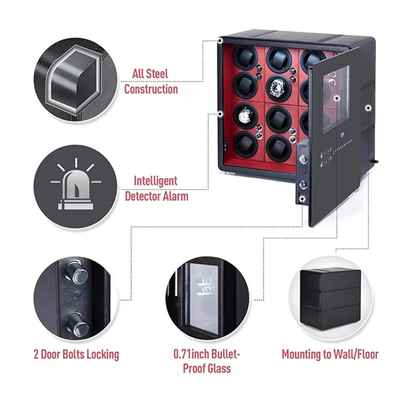 Luxury 12 Automatic Rotors and - Luxury Watch Winder ulasan dan harga