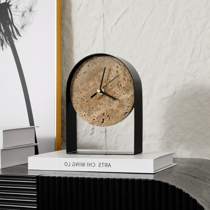 Luxurious Marble Desktop Clock - Table Watch Luxury ulasan dan harga