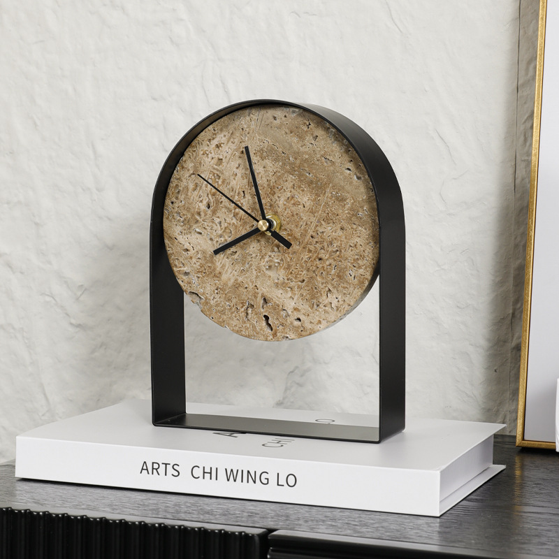 Luxurious Marble Desktop Clock - Table Watch Luxury ulasan dan harga