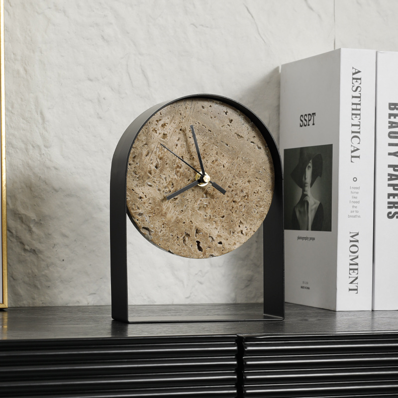 Luxurious Marble Desktop Clock - Table Watch Luxury ulasan dan harga
