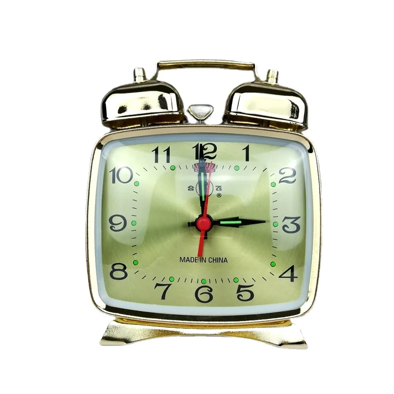 Metal Mechanical Alarm Clock C - Table Watch Luxury ulasan dan harga