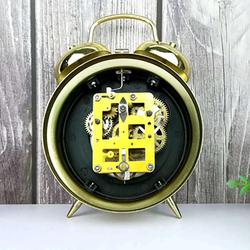 Metal Mechanical Alarm Clock C - Table Watch Luxury ulasan dan harga