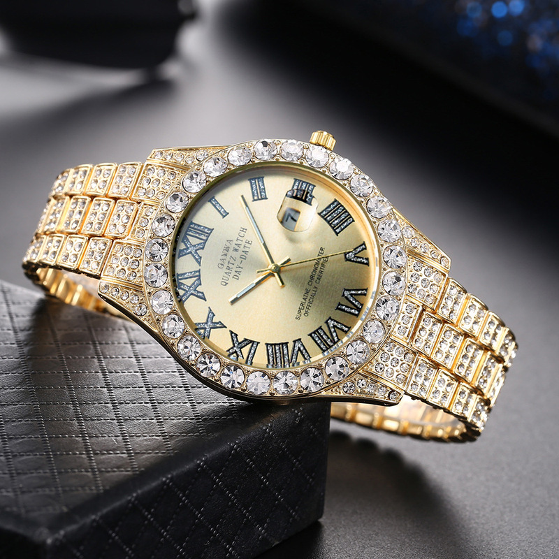 Men Quartz Watch Luxury Steel  - Luxury Watch Winder ulasan dan harga