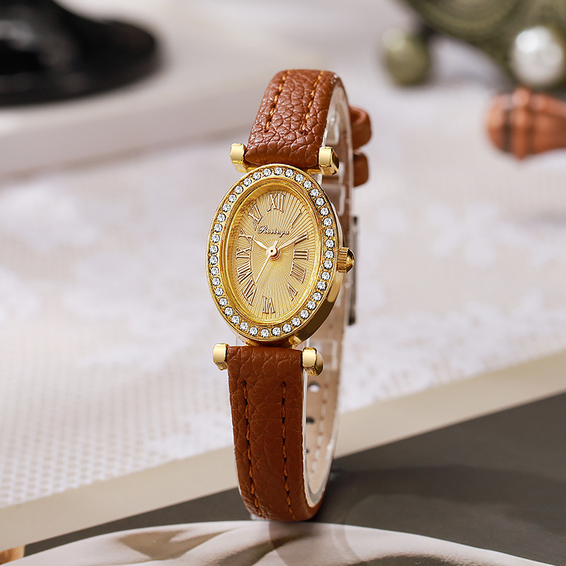 Luxury Watch Women Fashion Ova - Luxury Watch With Leather Strap ulasan dan harga