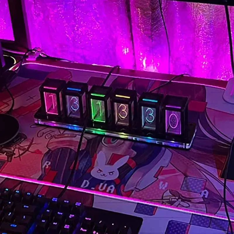 Table Clock Diy Kit Led RGB Di - Table Watch Luxury ulasan dan harga