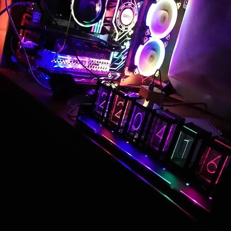 Table Clock Diy Kit Led RGB Di - Table Watch Luxury ulasan dan harga