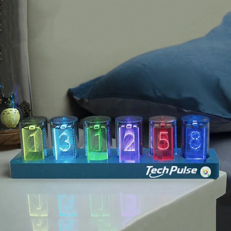 Nixie Tube Table Clock LED Dig - Table Watch Luxury ulasan dan harga