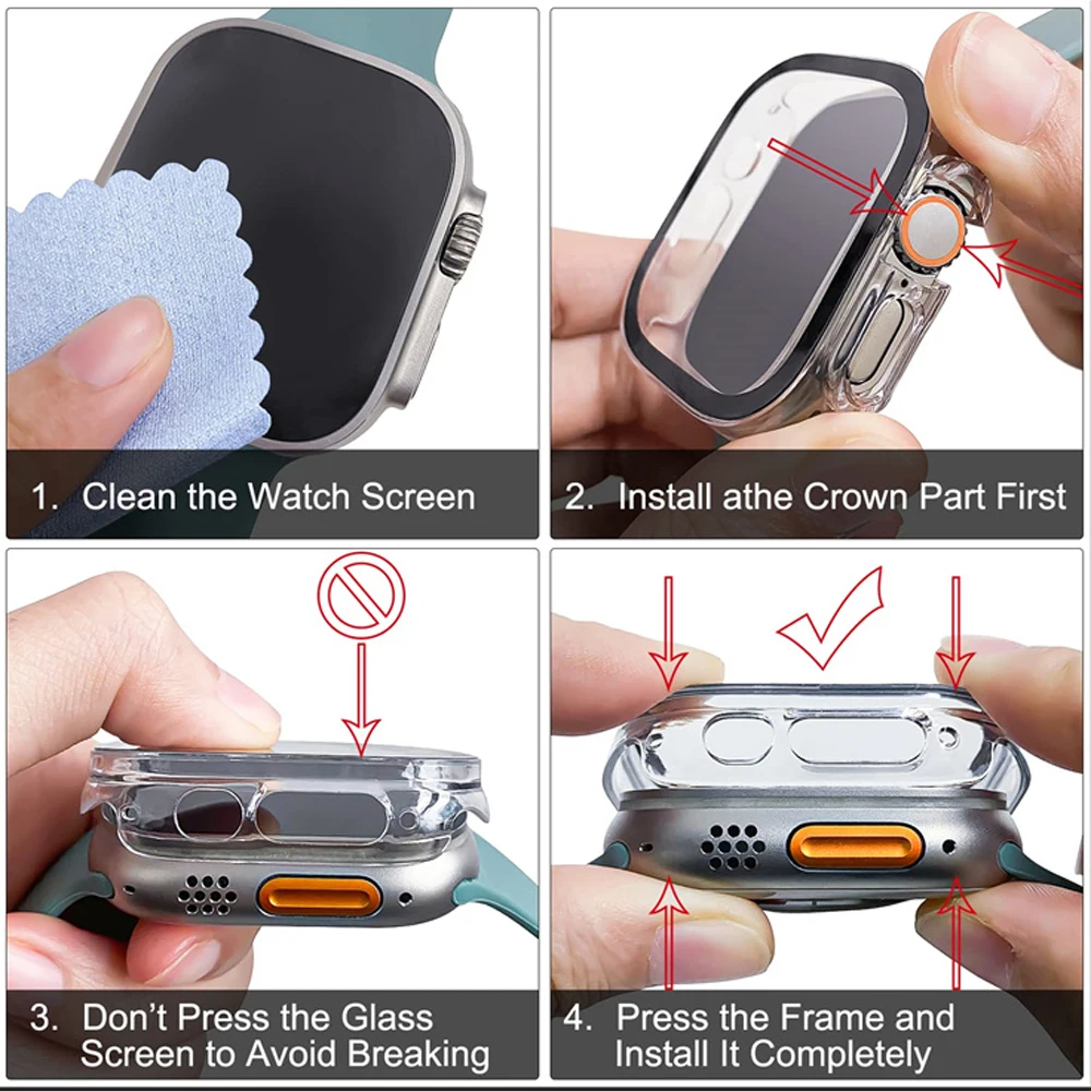 Glass+case For Apple Watch Ult - Luxury Watch Winder ulasan dan harga