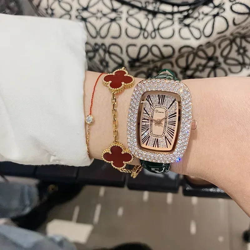 Trendy and fashionable women's - Luxury Watch With Leather Strap ulasan dan harga