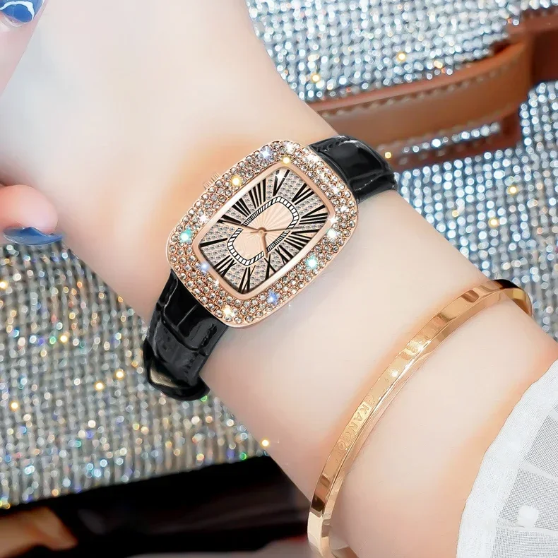 Trendy and fashionable women's - Luxury Watch With Leather Strap ulasan dan harga